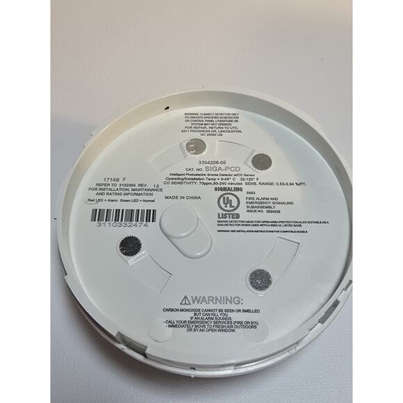 Edwards SIGA-PD Detector EST Intelligent Photoelectric Smoke Detector - Picture 4 of 5